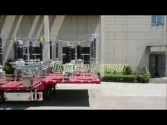 Phân phối điện 110kV 50Hz Điện thoại di động biến áp trạm phụ 80A