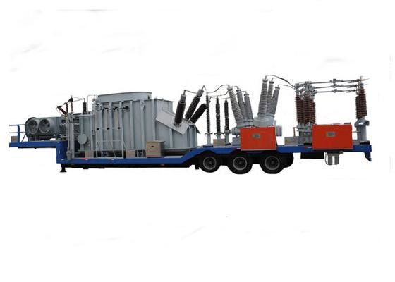132kv Xe đầu kéo đúc sẵn Xe đầu kéo gắn máy biến áp